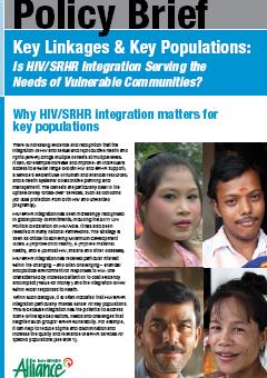 Key Linkages & Key Populations: Is HIV/SRHR Integration Serving the Needs of Vulnerable Communities?
