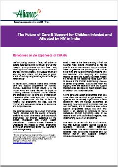 The Future of Care and Support for Children Infected and Affected by HIV in India