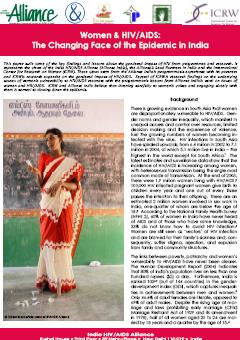 Women and HIV/AIDS: The Changing Face of the Epidemic in India